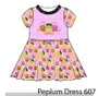 Peplum Dress Panel 607