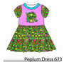 Peplum Dress Panel 673