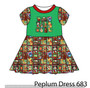 Peplum Dress Panel 683