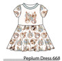 Peplum Dress Panel 668