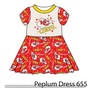 Peplum Dress Panel 655