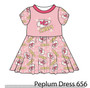Peplum Dress Panel 656