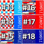 4th of July Name Strips