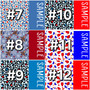 4th of July Name Strips