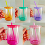 17 oz colored mug jelly ombre