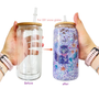 12 oz double wall glass can (fillable)