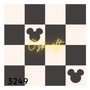 My Darling Creates mouse checkers  (4 Color options) 3246-3249