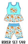 Biker/Peplum set 548