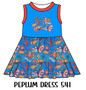 Peplum Dress Panel 541