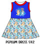 Peplum Dress Panel 542