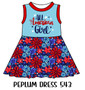 Peplum Dress Panel 543