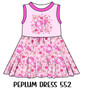 Peplum Dress Panel 552