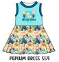 Peplum Dress Panel 559