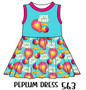 Peplum Dress Panel 563