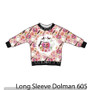 LONG SLEEVE Dolman panel 605