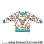 LONG SLEEVE Dolman panel 636