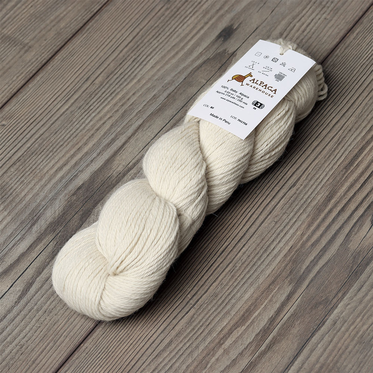 100% Baby Alpaca Yarn - OATMEAL