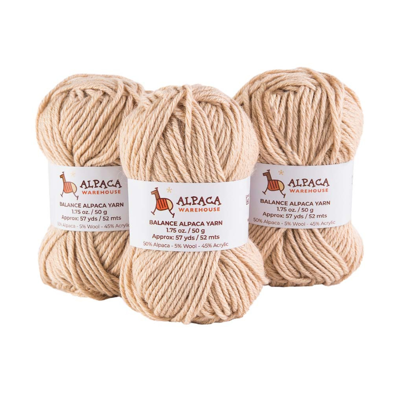 Blend Alpaca Yarn Wool 1 Skein 100 Grams Bulky Weight - Alpaca Warehouse