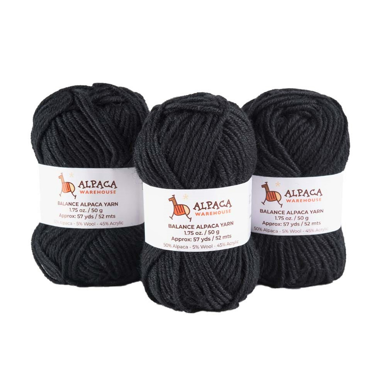 Blend Alpaca Yarn Wool Set Of 3 Skeins Worsted Weight - Alpaca