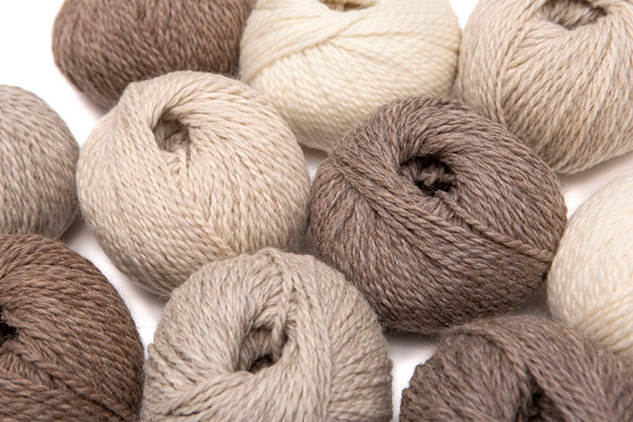 100% Highland Wool Yarn Set of 3 Skeins (150 Grams) Fingering Weight