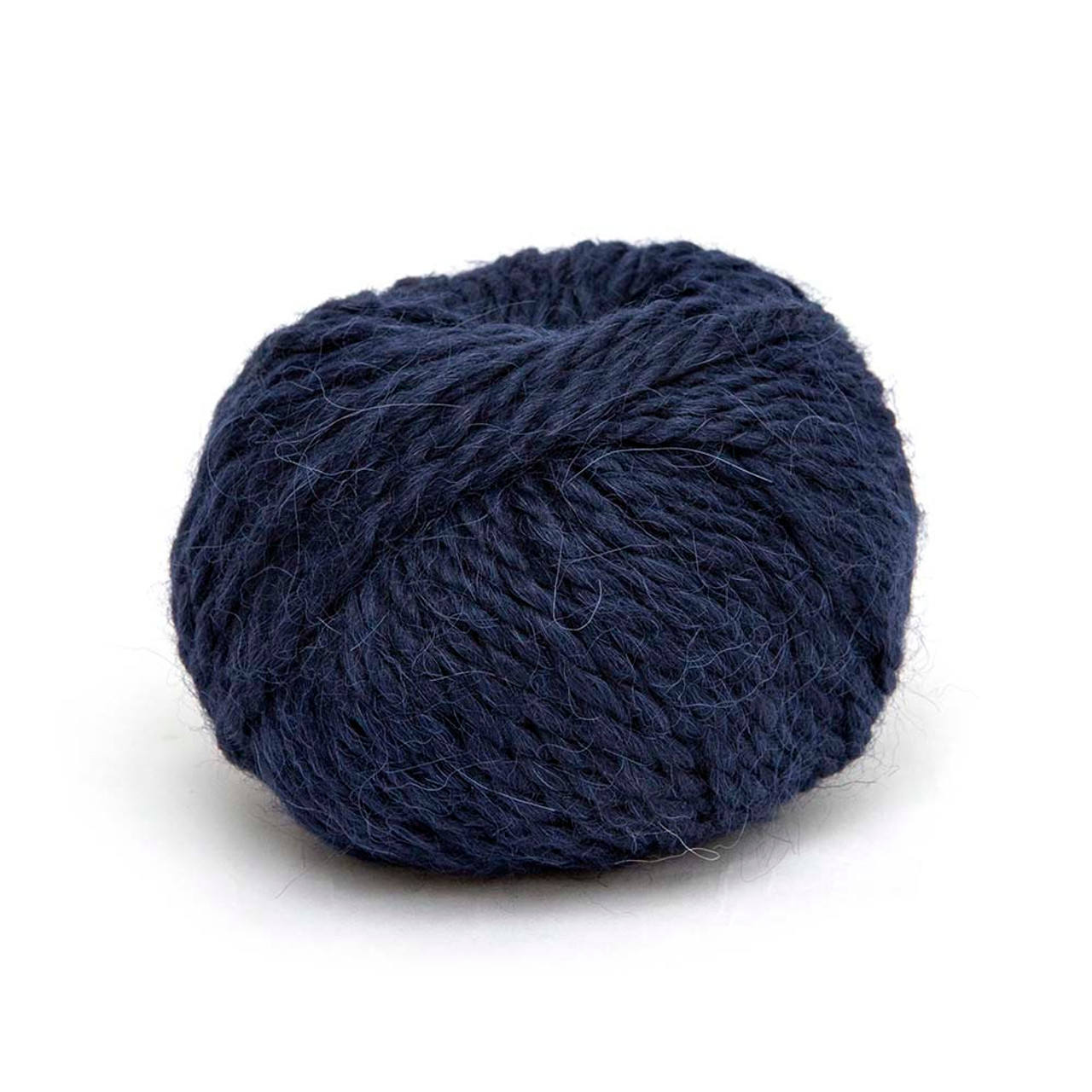 65% Wool and 35% Alpaca Yarn for Knitting and Crocheting, 3 or Light, Worsted, Dk Weight, Drops Lima, 1.8 oz 109 Yards per Ball (9016 Navy Blue)