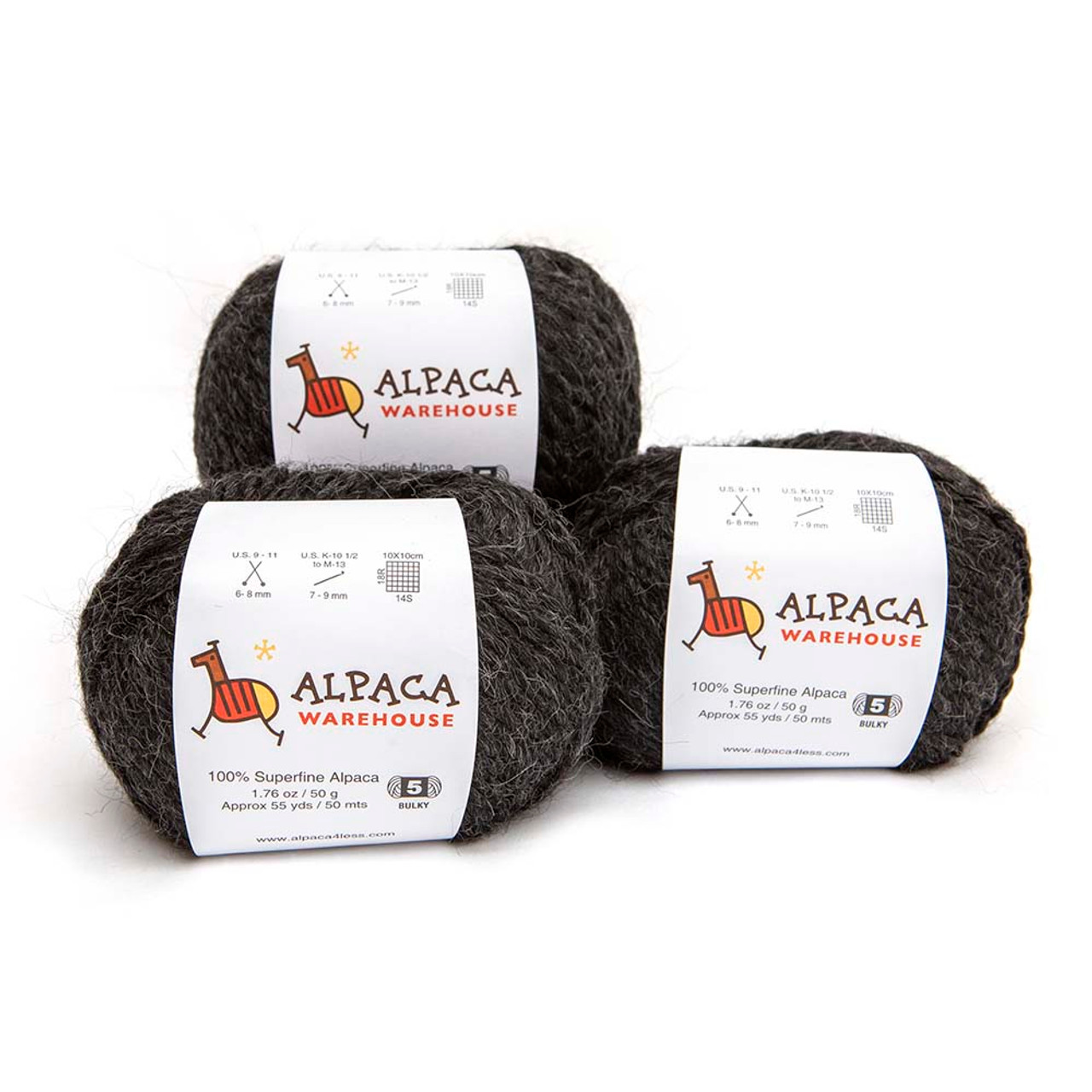 Blend Alpaca Yarn Wool 1 Skein 100 Grams Bulky Weight - Alpaca Warehouse