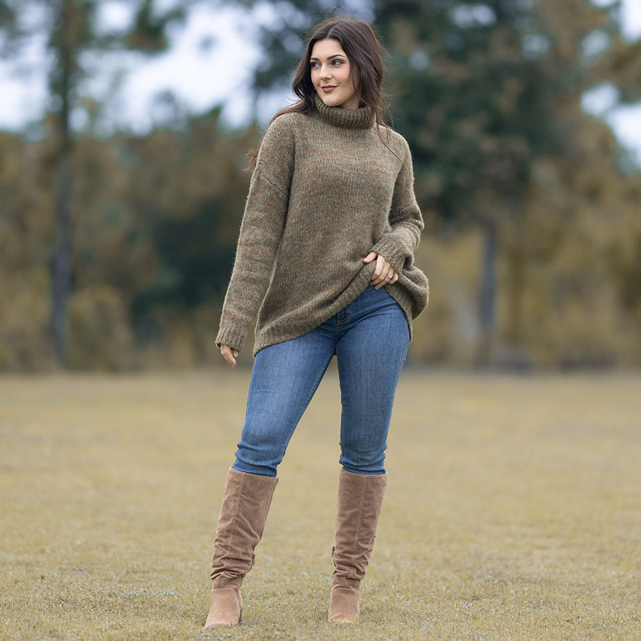 Alpaca Silk Mohair Sweater - Alpaca Warehouse