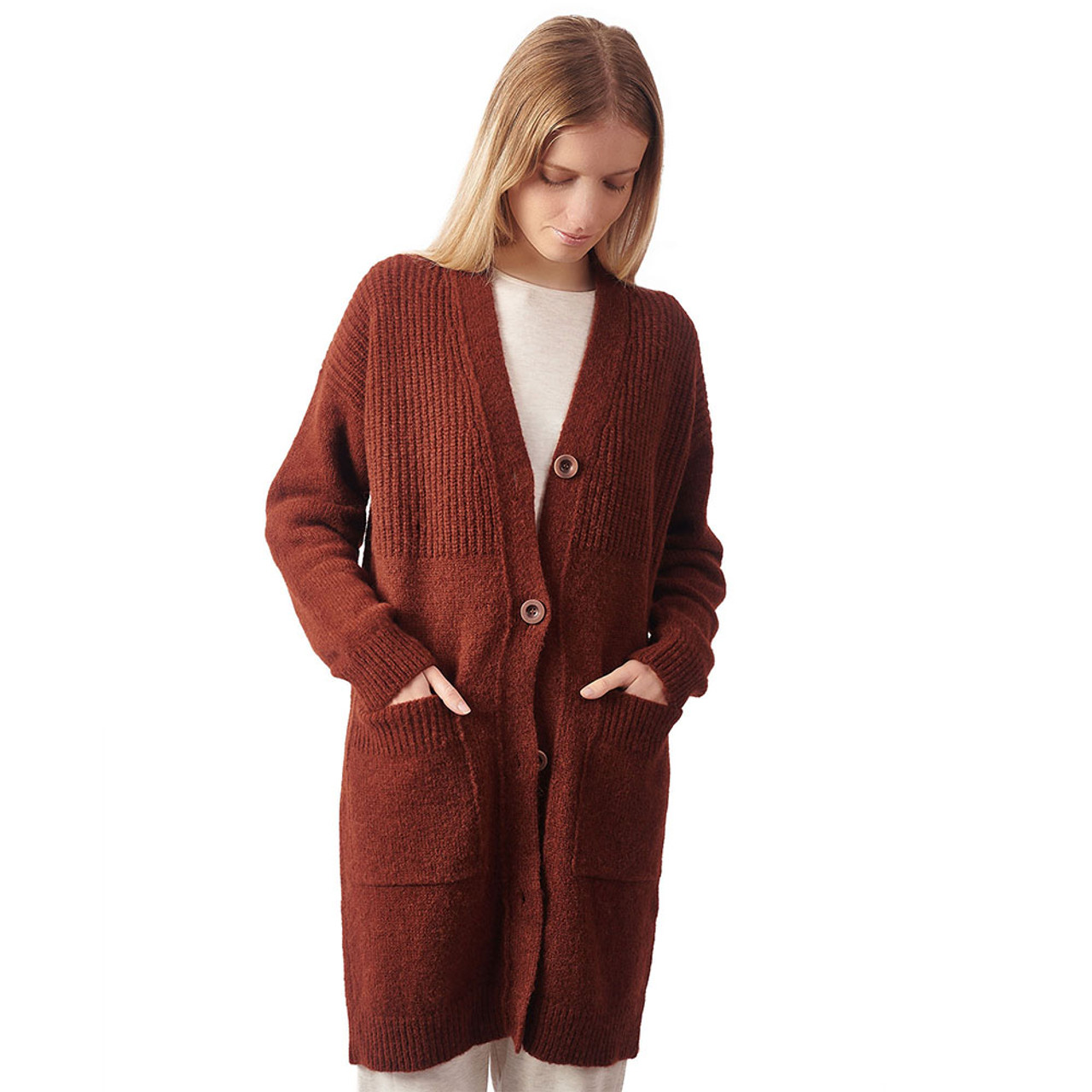 Alpaca Silk Mohair Cardigan Sweater - Alpaca Warehouse