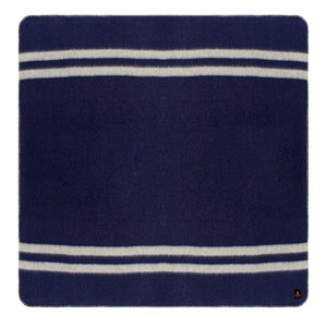 Navy Blue - Soft Gray Stripes 2