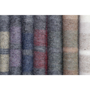 Alpaca Merino Wool Blanket Throw Plaid Scottish Pattern Soft And Warm 72" x 64"