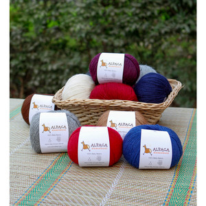 100% Baby Alpaca Yarn Wool Set Of 3 Skeins Lace Weight