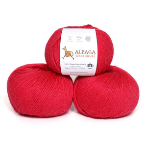 100% Baby Alpaca Yarn Wool Set Of 3 Skeins DK Weight - Alpaca Warehouse