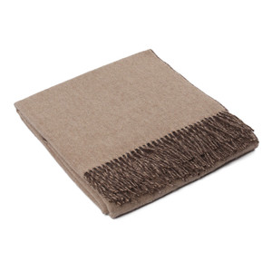 Andes Chocolate Baby Alpaca Throw Blanket
