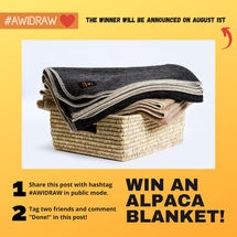 WIN AN ALAPCA BLANKET!