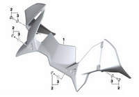 BMW R 1250 GS / GSA Revestimiento cockpit