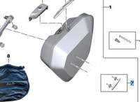 BMW F900 Juego plaquita - nr 7