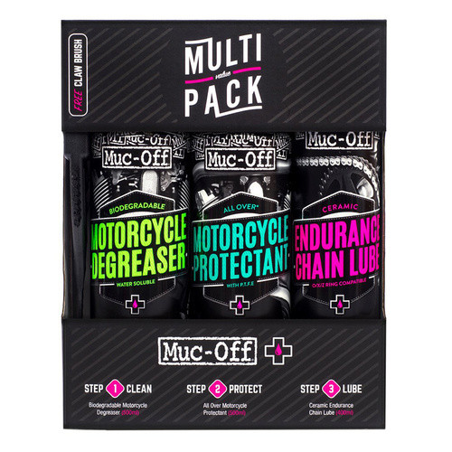 Muc-off Set de limpieza moto multipack