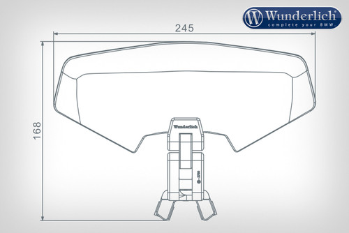 Wunderlich Deflector de pantalla »VARIO-ERGO 3D« - Integral Moto