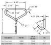 Quazite 27" Cover Hook