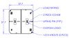 GlasMasters AP363636M - 36 x 36 x 36 Underground Enclosure with Cover