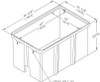 36" x 60" x 24" Quazite Pull Box PG3660BA24 | ANSI Tier 22