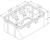 48" x 72" x 48" Quazite Pull Box PG4872BA48 | ANSI Tier 22