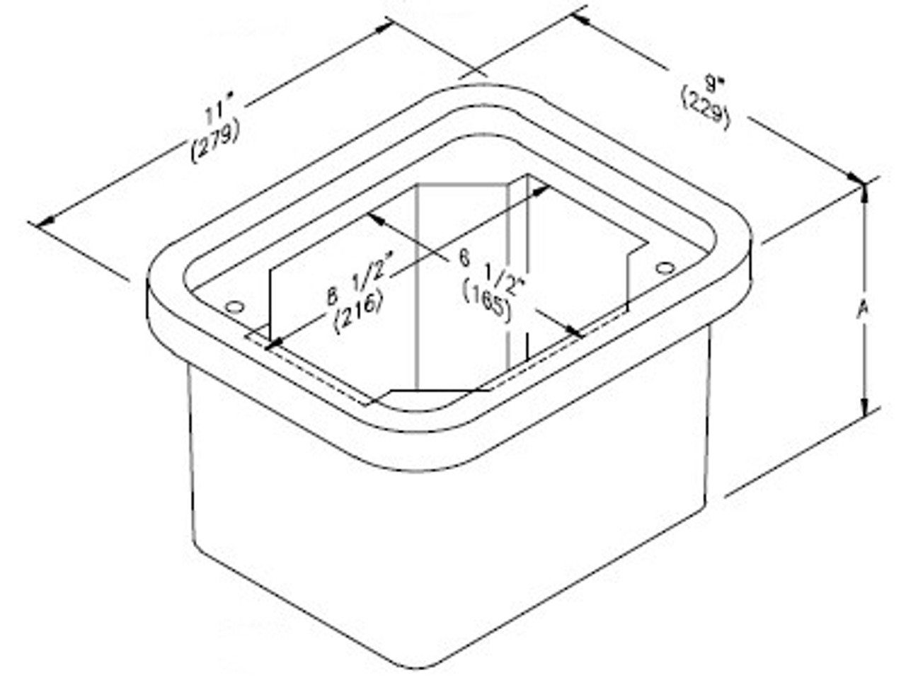 Quazite Box 6 X 8 X 6 - ANSI Tier 15