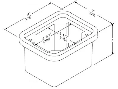 6" x 8" x 6" Quazite Pull Box PC0608BA06 | ANSI Tier 15