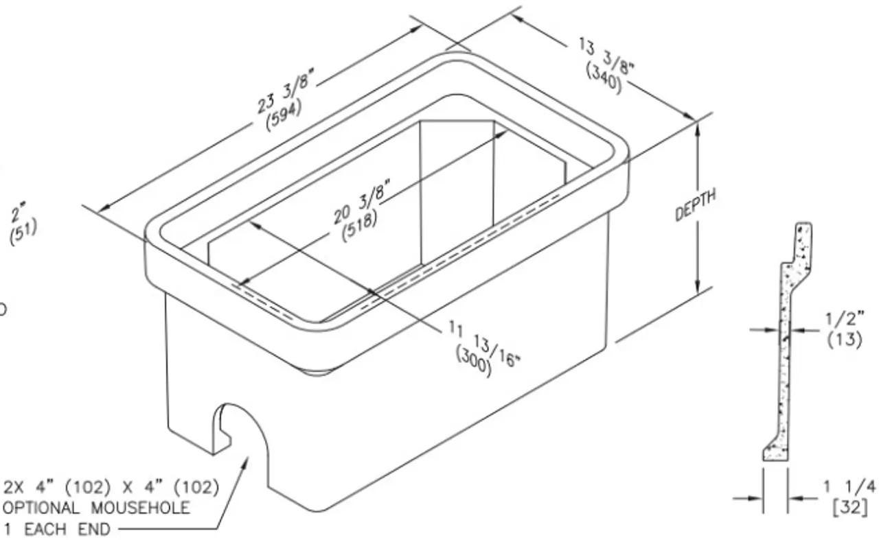 PG1120BA Quazite Box 11 X 20 - ANSI Tier 22