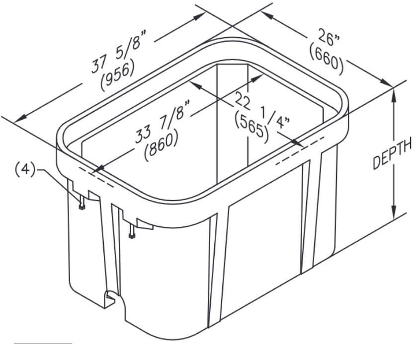 24" x 36" x 42" Quazite Pull Box PG2436BA42 | ANSI Tier 22