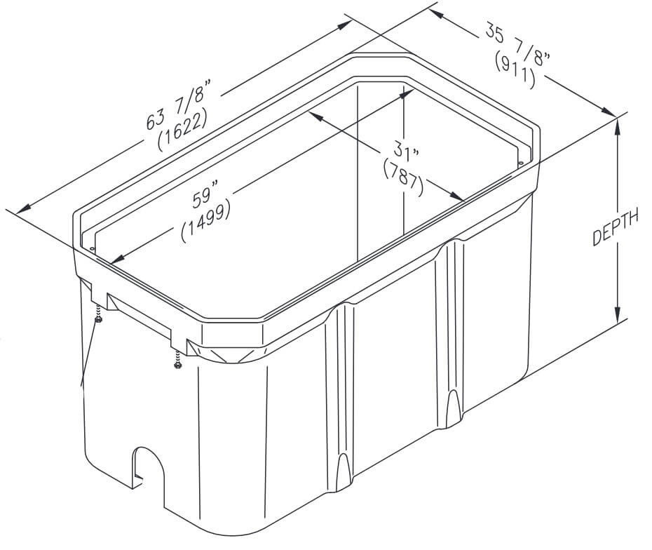 30" x 60" x 36" Quazite Pull Box PG3060BA36 | ANSI Tier 22