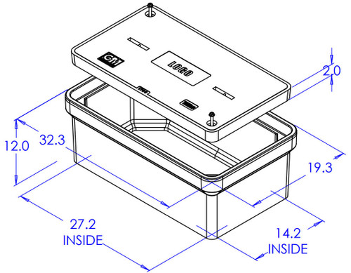 Glasmasters AP173012P - 17 x 30 x 12 Underground Enclosure with Cover