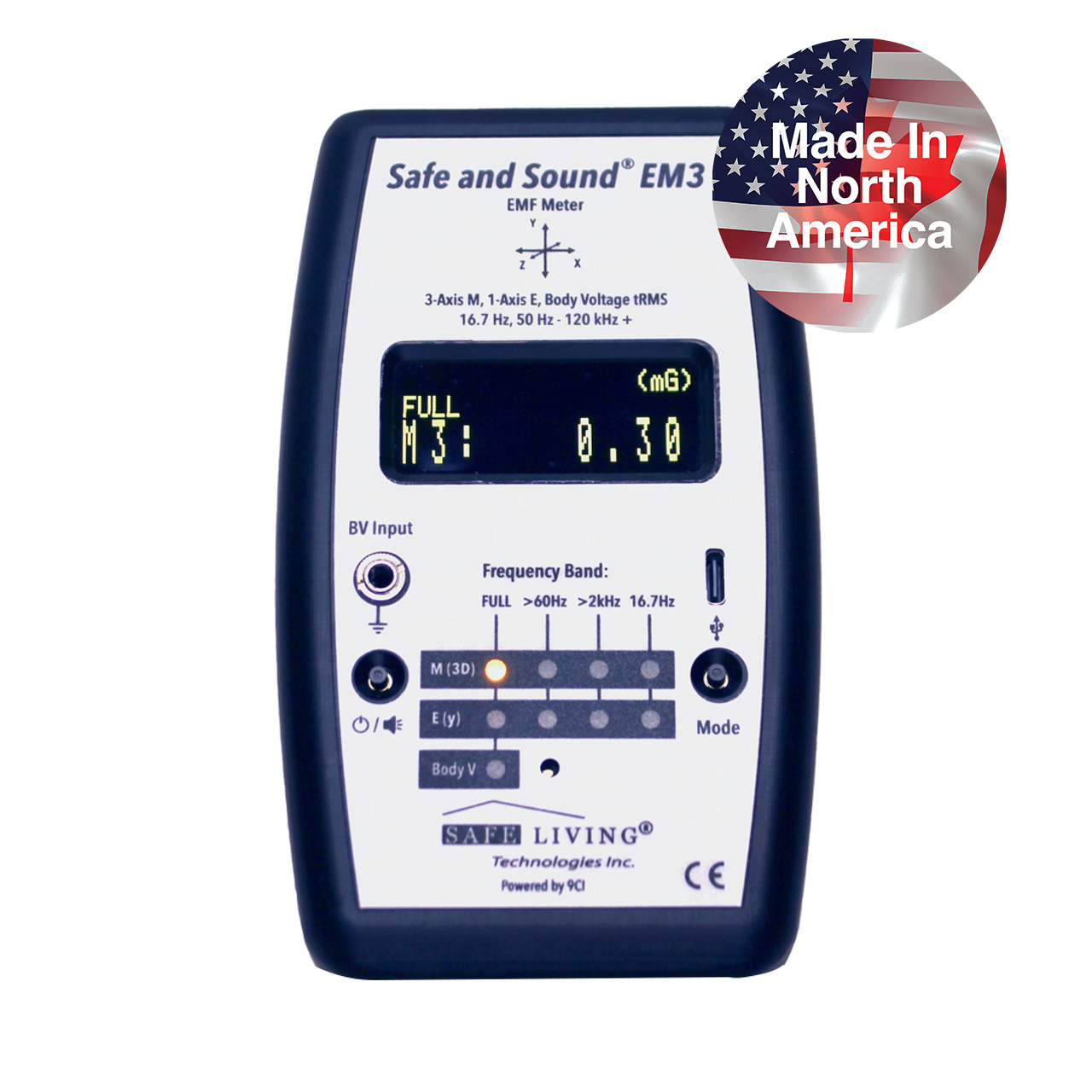 em3 body voltage meter