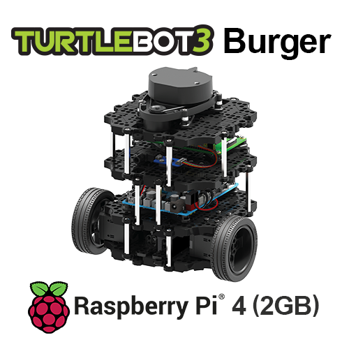 新品未使用＊TURTLEBOT3 Burger TurtleBot 3 Burger RPi4 2GB [US] - ROBOTIS